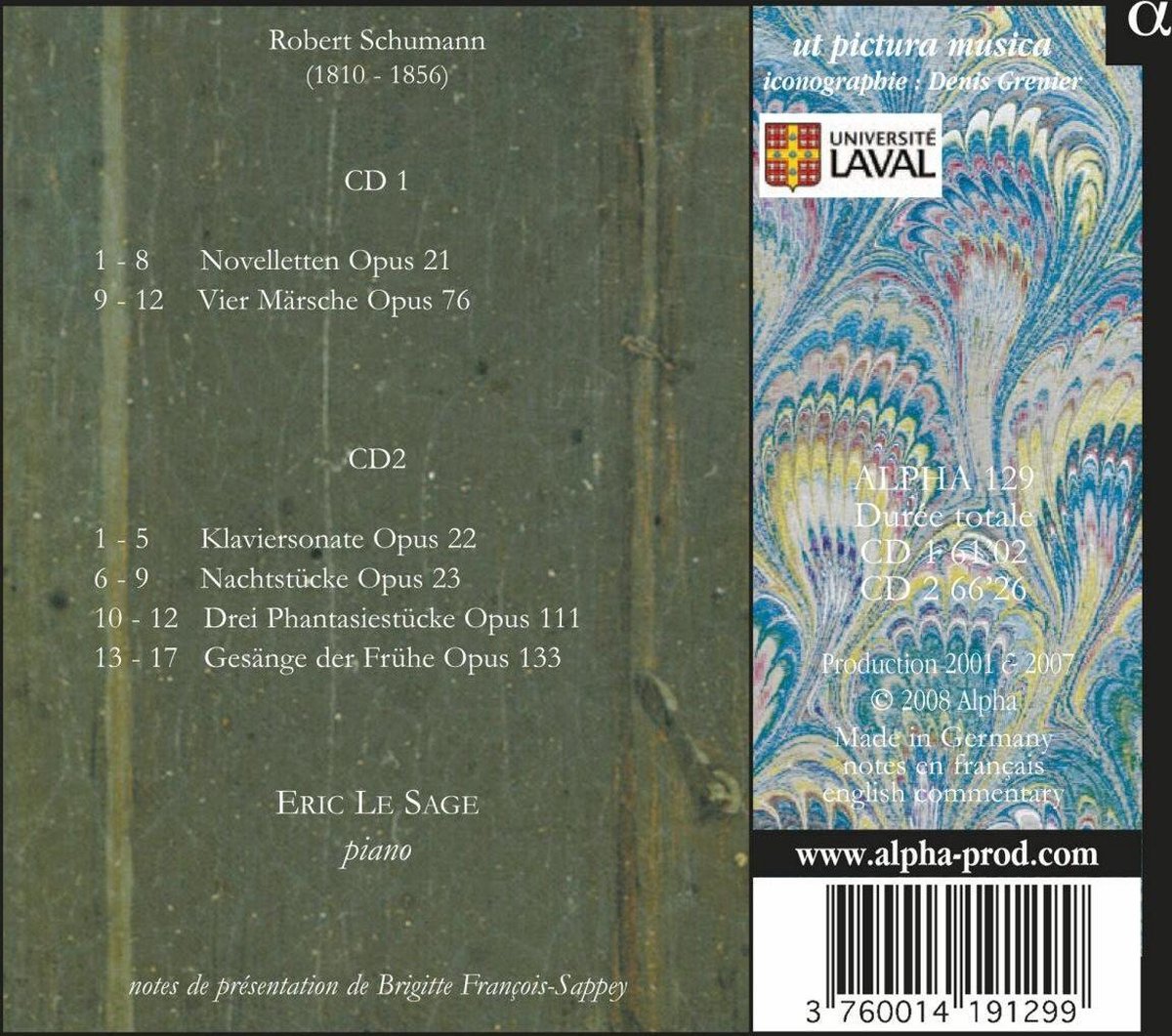 SHUMANN: Klavierwerke & Kammermusik V - slide-1