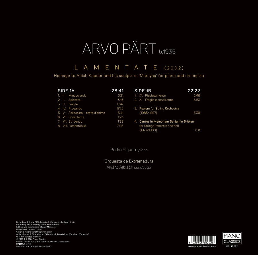 Pärt: Lamentate (BioVinyL) - slide-1