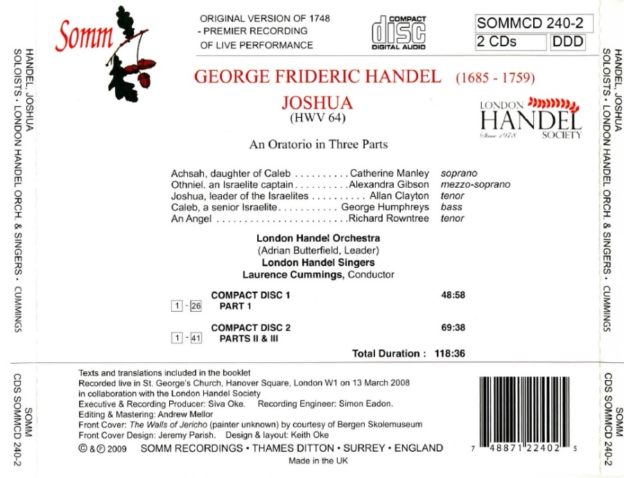 Handel: Joshua, HWV 64 - slide-1