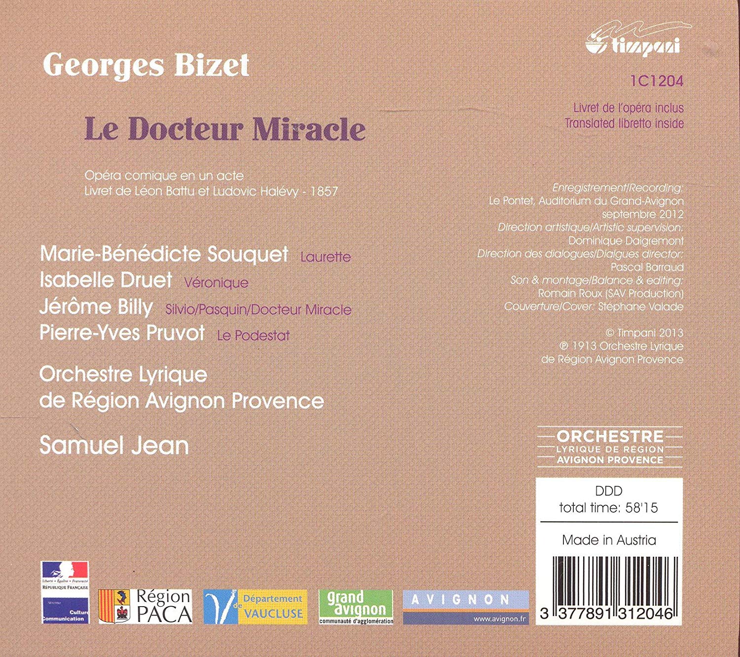 Georges Bizet: Le Docteur Miracle, Opera in one act - slide-1