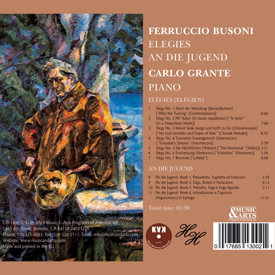 Busoni: Elegies & An die Jugend - slide-1