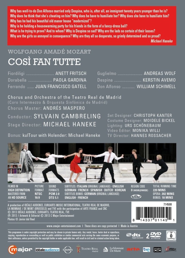 Mozart: Cosi fan tutte / Teatro Real Madrid  - slide-1