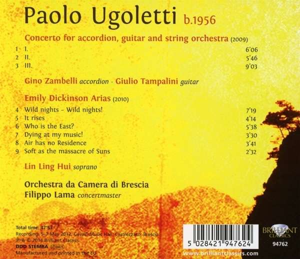 Ugoletti: Accordion & Guitar Concerto; Dickinson Arias - slide-1