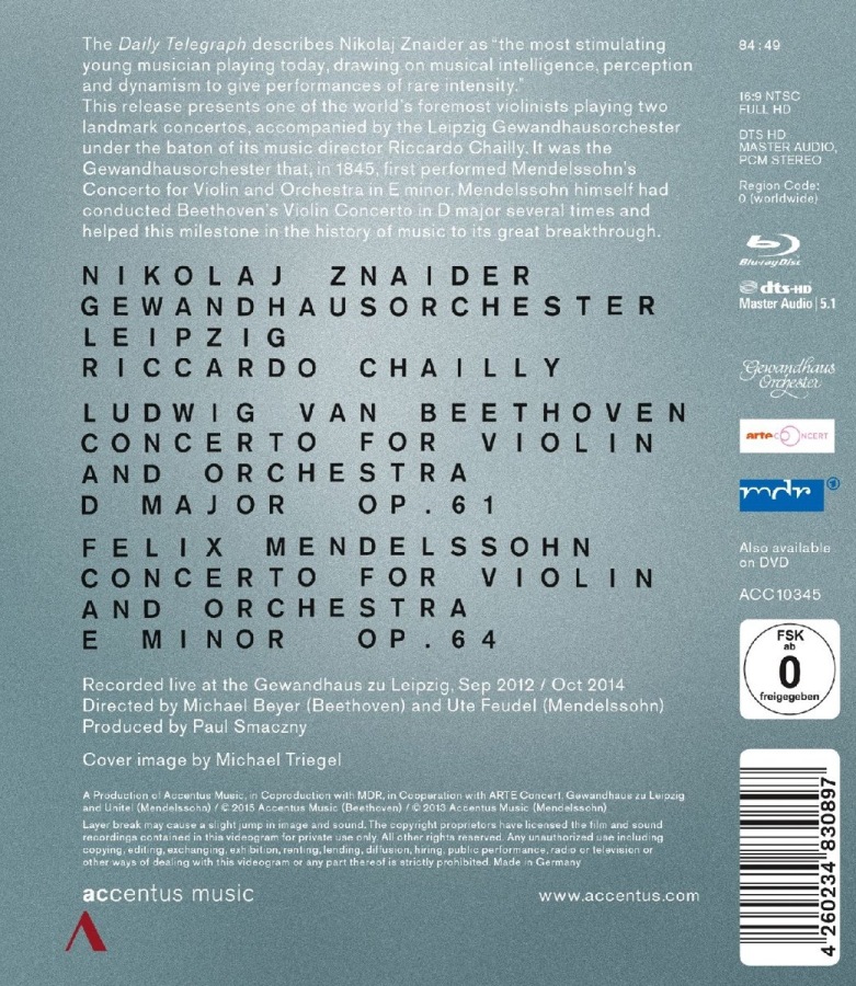 Beethoven; Mendelssohn: Violin Concertos - slide-1