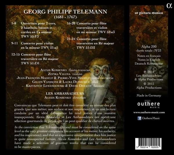 TELEMANN: Ouverture & Concerti pour Darmstadt - slide-1