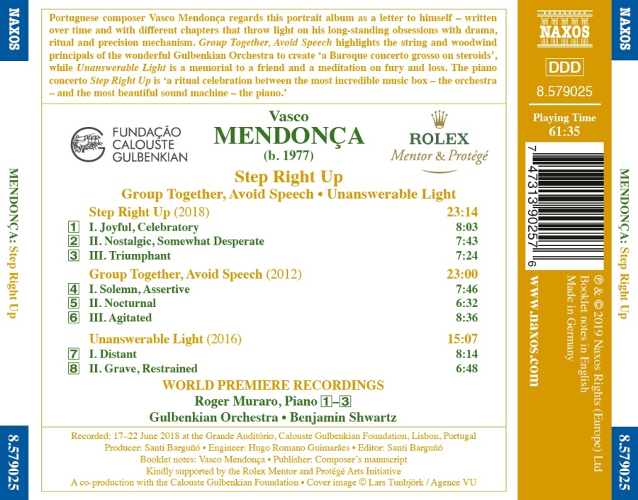 Mendonça: Step Right Up - slide-1