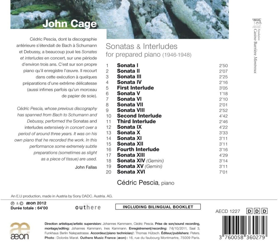 Cage: Sonatas & Interludes - slide-1