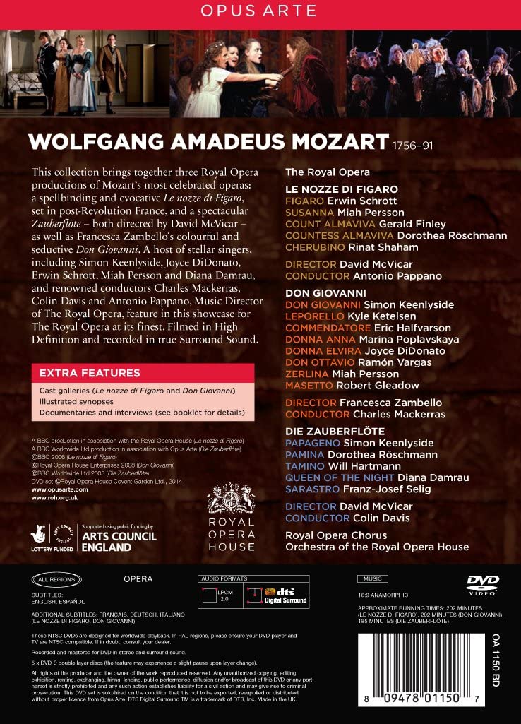 Mozart: Don Giovanni, Die Zauberflöte, Le Nozze di Figaro - slide-1