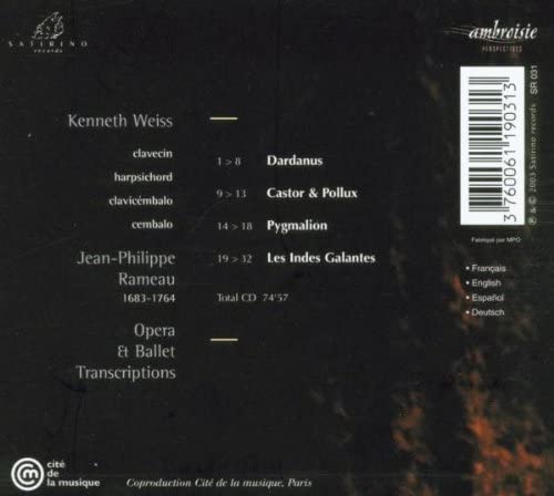 Rameau: Opera and ballet transcriptions - slide-1