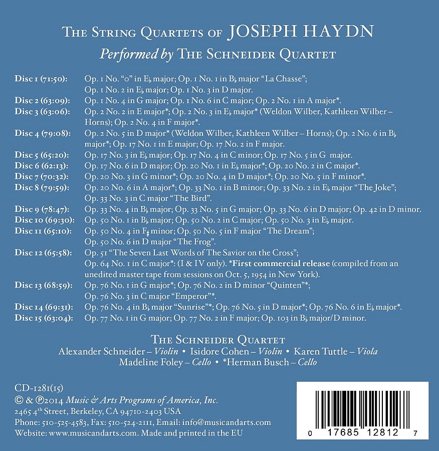 Haydn: String Quartets - slide-1