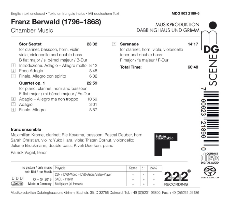 Berwald: Chamber Music - slide-1