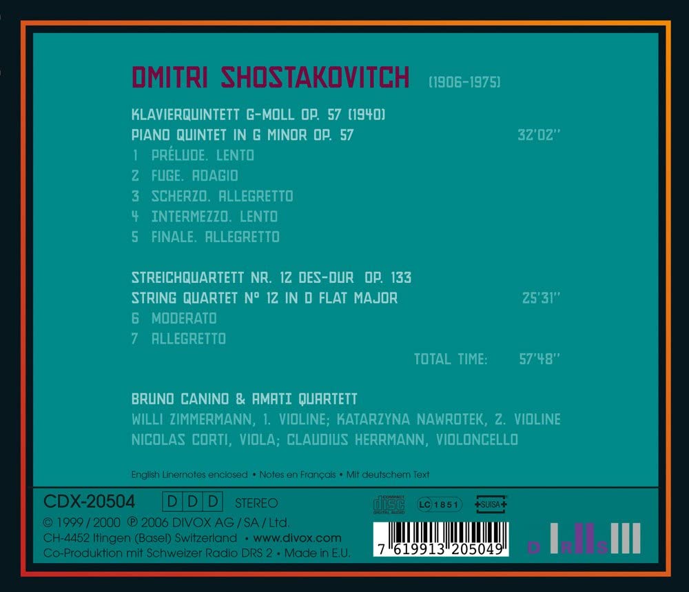 Shostakovich: Piano Quintet - slide-1
