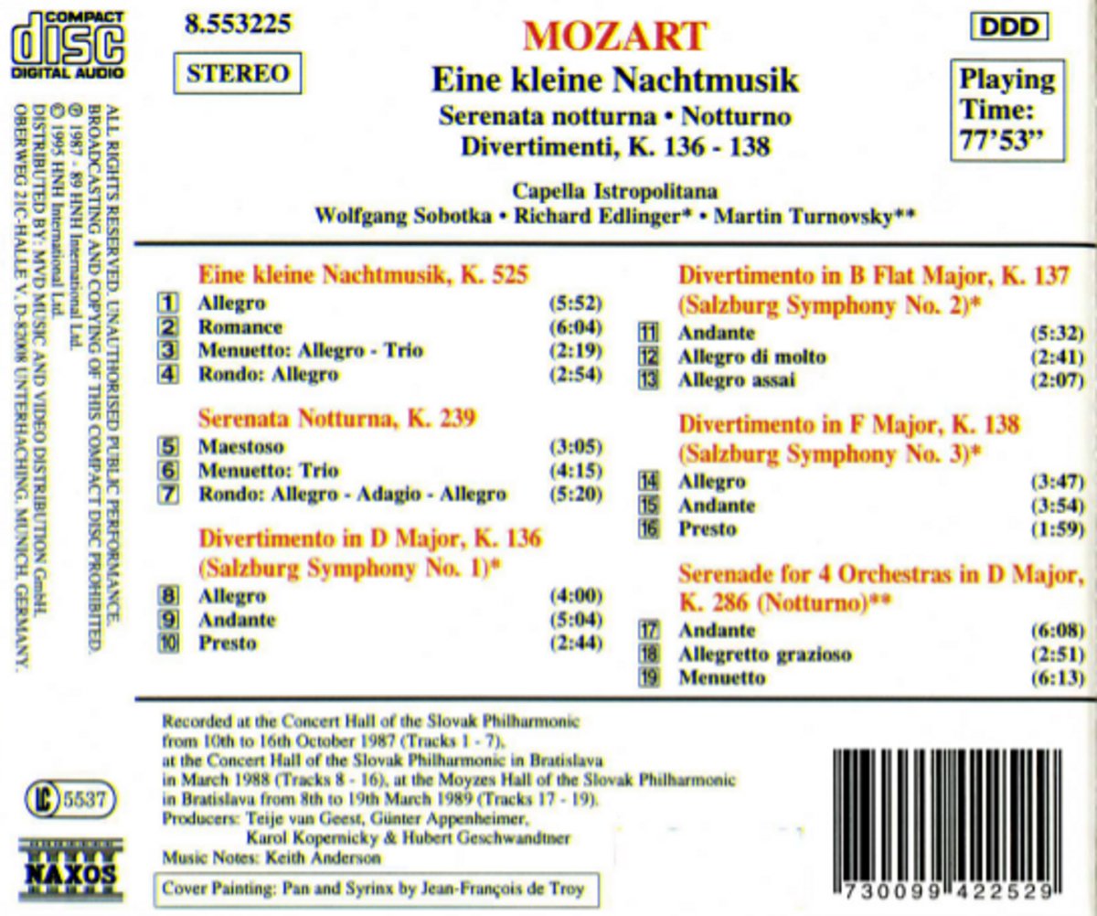 MOZART: Eine kleine Nachtmusik - slide-1