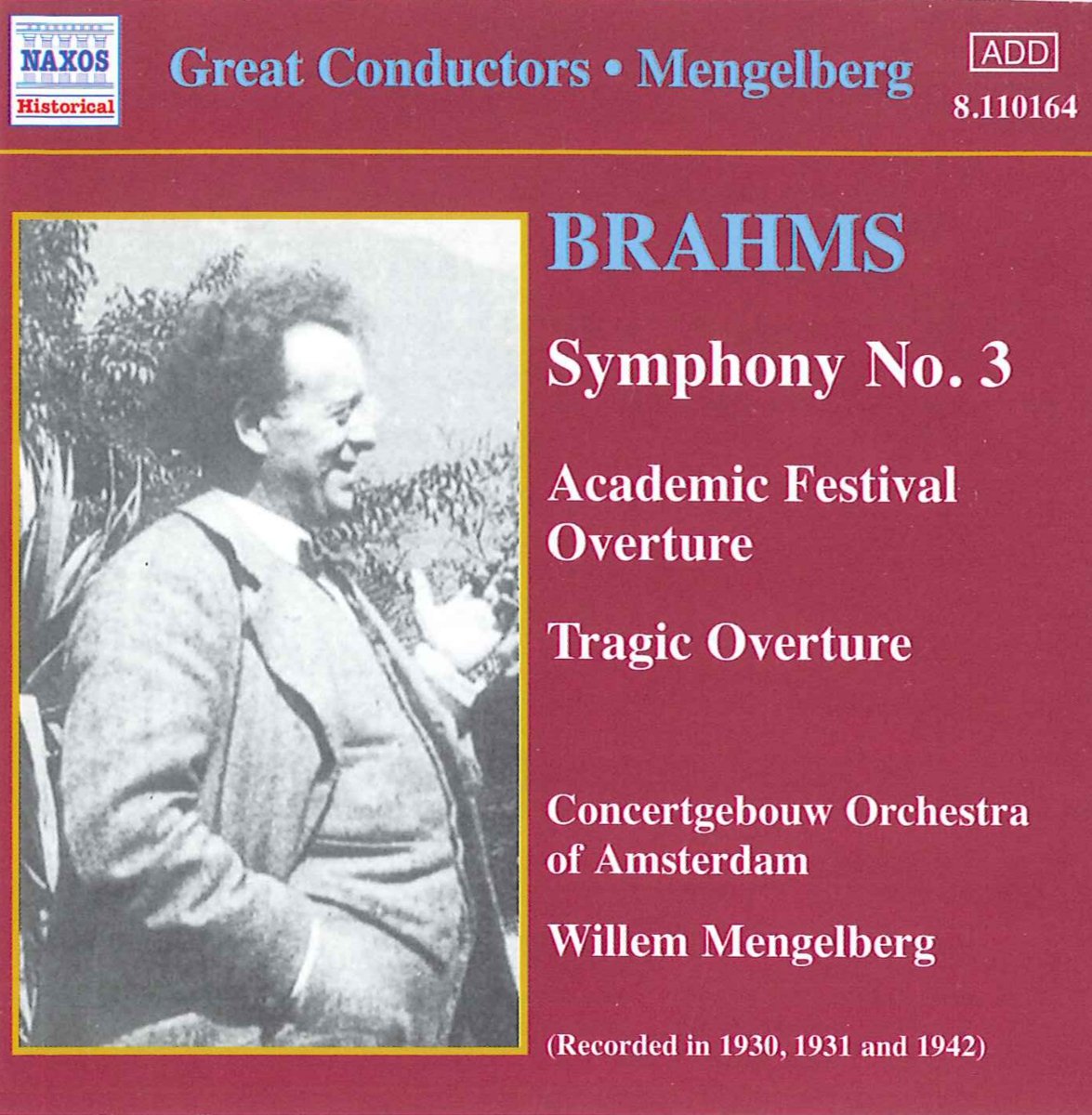 BRAHMS: Symphony no. 3