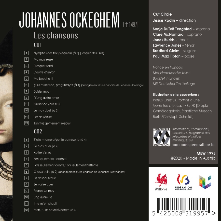 Ockeghem: Les chansons - slide-1