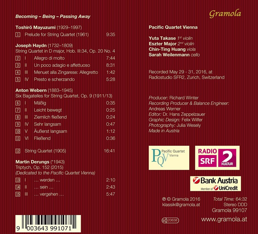 Werden-Sein-Vergehen – Mayuzumi, Haydn, Webern, Derungs - slide-1