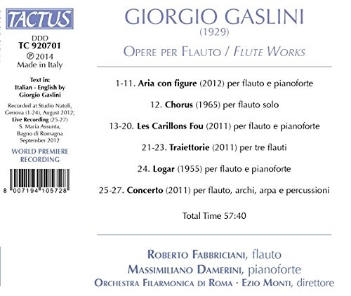 Gaslini: Flute Works - slide-1
