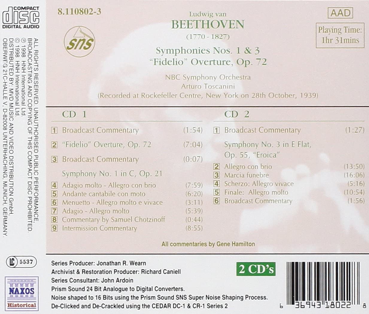 BEETHOVEN: Fidelio, Overtures - slide-1