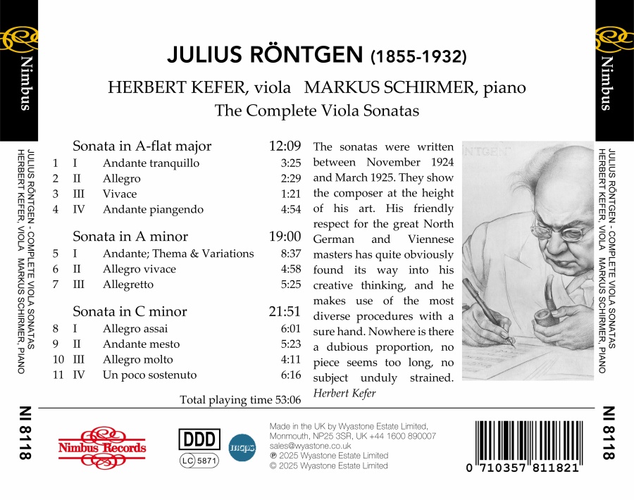 Röntgen Three Viola Sonatas - slide-1