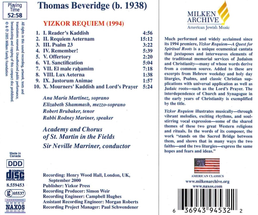 Beveridge: Yizkor Requiem - slide-1