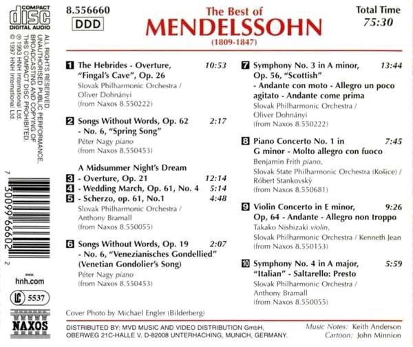 THE BEST OF MENDELSSOHN - slide-1
